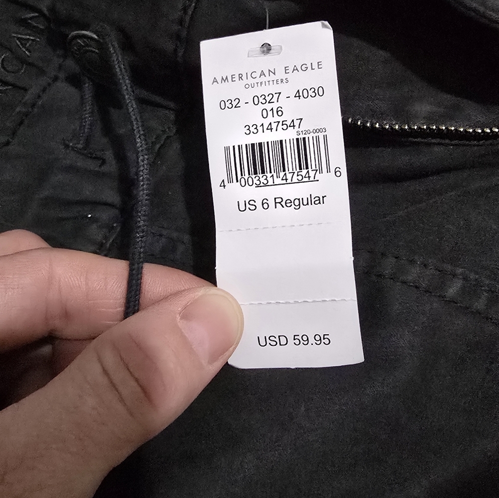 American Eagle Outfitters Black Ankle Pants